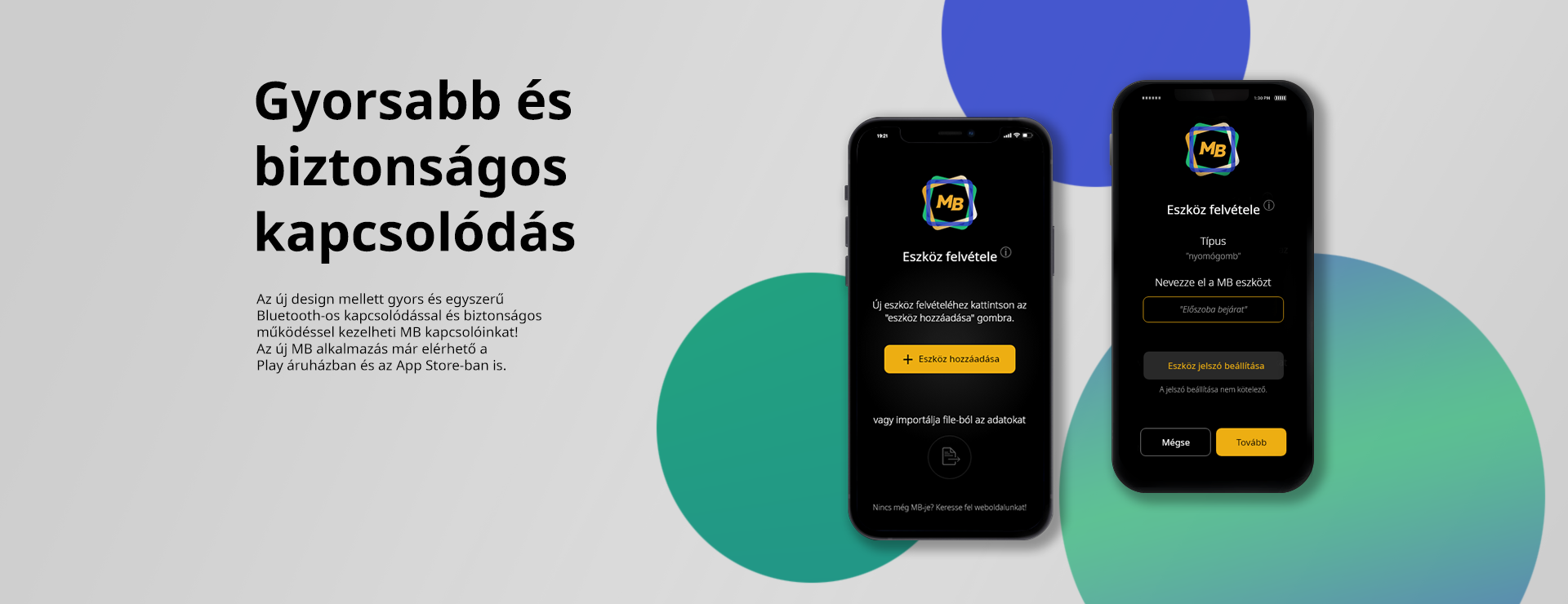 MB alkalmazás funkciói